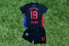 Load image into Gallery viewer, Kids' Soccer Jersey and Shorts Set #19 Young Star of Barcelona, Away Jersey