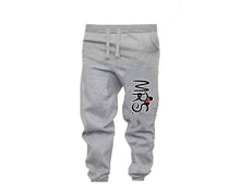 Load image into Gallery viewer, Black Grey color Mrs design Jogger Pants for Woman