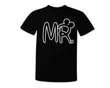 Load image into Gallery viewer, Black color MR design T Shirt for Man.