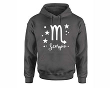 將圖片載入圖庫檢視器 Scorpio Zodiac Sign hoodies. Charcoal Hoodie, hoodies for men, unisex hoodies