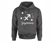 將圖片載入圖庫檢視器 Sagittarius Zodiac Sign hoodies. Charcoal Hoodie, hoodies for men, unisex hoodies