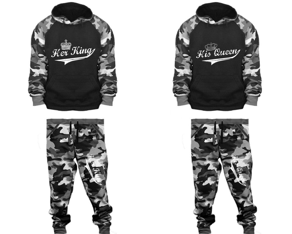 King and Queen Pants for Couple Matching Couple Sweatpants