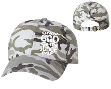 Load image into Gallery viewer, Only God Can Judge Me designer baseball hats, vinyl design baseball caps, heat transfer cap