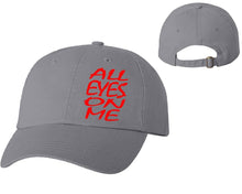 Load image into Gallery viewer, All Eyes On Me designer baseball hats, vinyl design baseball caps, heat transfer cap