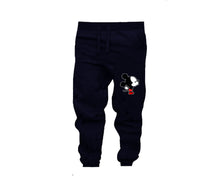 將圖片載入圖庫檢視器 Navy Blue color Mickey design Jogger Pants for Man.