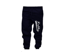 Load image into Gallery viewer, Navy Blue color Hubby design Jogger Pants for Man.