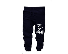將圖片載入圖庫檢視器 Navy Blue color King design Jogger Pants for Man.