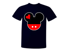 將圖片載入圖庫檢視器 Navy Blue color Mickey design T Shirt for Man.