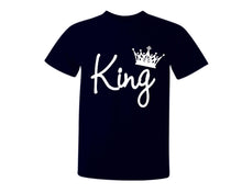 將圖片載入圖庫檢視器 Navy Blue color King design T Shirt for Man.