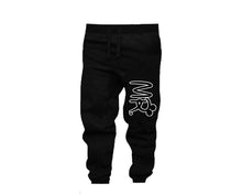 Load image into Gallery viewer, Red Black color Mr design Jogger Pants for Man.