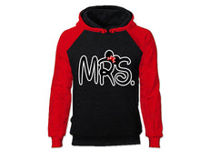 Load image into Gallery viewer, Red Black color MRS design Hoodie for Woman
