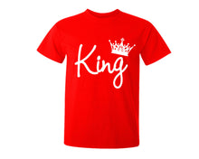 將圖片載入圖庫檢視器 Red color King design T Shirt for Man.