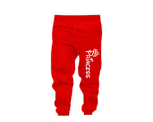 將圖片載入圖庫檢視器 Red color Princess design Jogger Pants for Woman