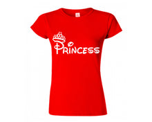 將圖片載入圖庫檢視器 Red color Princess design T Shirt for Woman
