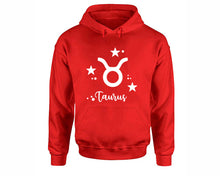 將圖片載入圖庫檢視器 Taurus Zodiac Sign hoodies. Red Hoodie, hoodies for men, unisex hoodies