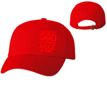 Load image into Gallery viewer, Only God Can Judge Me designer baseball hats, vinyl design baseball caps, heat transfer cap