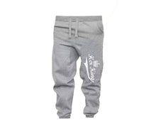 Load image into Gallery viewer, Sports Grey color Her King design Jogger Pants for Man.