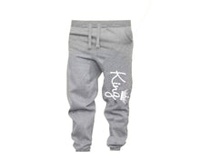將圖片載入圖庫檢視器 Sports Grey color King design Jogger Pants for Man.