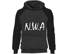 Load image into Gallery viewer, NWA designer hoodies. Black Charcoal Hoodie, hoodies for men, unisex hoodies
