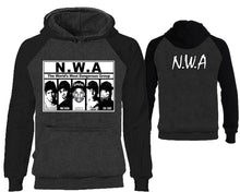 將圖片載入圖庫檢視器 NWA designer hoodies. Black Charcoal Hoodie, hoodies for men, unisex hoodies