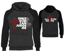Load image into Gallery viewer, Only God Can Judge Me designer hoodies. Black Charcoal Hoodie, hoodies for men, unisex hoodies