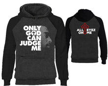 Load image into Gallery viewer, Only God Can Judge Me designer hoodies. Black Charcoal Hoodie, hoodies for men, unisex hoodies