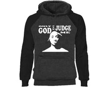 Load image into Gallery viewer, Only God Can Judge Me designer hoodies. Black Charcoal Hoodie, hoodies for men, unisex hoodies
