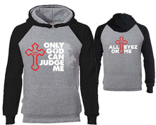 Load image into Gallery viewer, Only God Can Judge Me designer hoodies. Black Grey Hoodie, hoodies for men, unisex hoodies