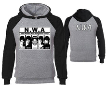 將圖片載入圖庫檢視器 NWA designer hoodies. Black Grey Hoodie, hoodies for men, unisex hoodies