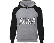 Load image into Gallery viewer, NWA designer hoodies. Black Grey Hoodie, hoodies for men, unisex hoodies