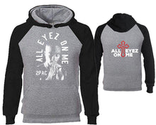 Load image into Gallery viewer, All Eyes On Me designer hoodies. Black Grey Hoodie, hoodies for men, unisex hoodies