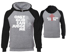 Load image into Gallery viewer, Only God Can Judge Me designer hoodies. Black Grey Hoodie, hoodies for men, unisex hoodies