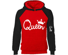 將圖片載入圖庫檢視器 Queen designer hoodies. Black Red Hoodie, hoodies for men, unisex hoodies