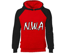 Load image into Gallery viewer, NWA designer hoodies. Black Red Hoodie, hoodies for men, unisex hoodies