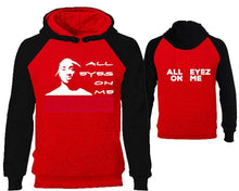 將圖片載入圖庫檢視器 All Eyes On Me designer hoodies. Black Red Hoodie, hoodies for men, unisex hoodies