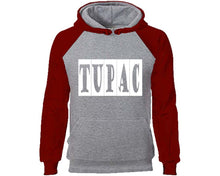 將圖片載入圖庫檢視器 Rap Hip-Hop R&B designer hoodies. Burgundy Grey Hoodie, hoodies for men, unisex hoodies