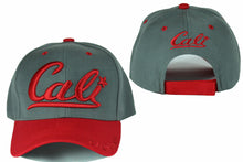 Load image into Gallery viewer, Cali designer baseball hats, embroidered baseball caps, Charcoal Red baseball cap