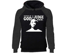 Load image into Gallery viewer, Only God Can Judge Me designer hoodies. Charcoal Black Hoodie, hoodies for men, unisex hoodies