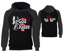 Load image into Gallery viewer, Only God Can Judge Me designer hoodies. Charcoal Black Hoodie, hoodies for men, unisex hoodies