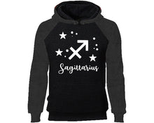 將圖片載入圖庫檢視器 Sagittarius Zodiac Sign hoodie. Charcoal Black Hoodie, hoodies for men, unisex hoodies