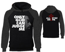 Load image into Gallery viewer, Only God Can Judge Me designer hoodies. Charcoal Black Hoodie, hoodies for men, unisex hoodies