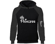 將圖片載入圖庫檢視器 Princess designer hoodies. Charcoal Black Hoodie, hoodies for men, unisex hoodies