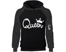 將圖片載入圖庫檢視器 Queen designer hoodies. Charcoal Black Hoodie, hoodies for men, unisex hoodies