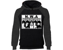 Load image into Gallery viewer, NWA designer hoodies. Charcoal Black Hoodie, hoodies for men, unisex hoodies