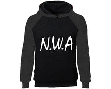 Load image into Gallery viewer, NWA designer hoodies. Charcoal Black Hoodie, hoodies for men, unisex hoodies
