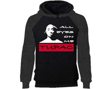 將圖片載入圖庫檢視器 All Eyes On Me designer hoodies. Charcoal Black Hoodie, hoodies for men, unisex hoodies