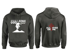 Load image into Gallery viewer, Only God Can Judge Me hoodie. Charcoal Hoodie, hoodies for men, unisex hoodies