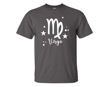 Load image into Gallery viewer, Virgo custom t shirts, graphic tees. Charcoal t shirts for men. Charcoal t shirt for mens, tee shirts.