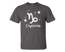 將圖片載入圖庫檢視器 Capricorn custom t shirts, graphic tees. Charcoal t shirts for men. Charcoal t shirt for mens, tee shirts.
