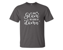 Load image into Gallery viewer, Too Glam To Give a Damn custom t shirts, graphic tees. Charcoal t shirts for men. Charcoal t shirt for mens, tee shirts.
